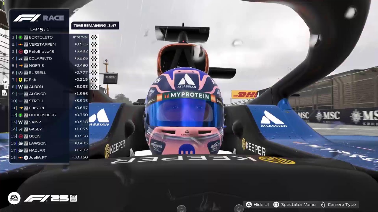 F12025 Liga Novatos Singapura Race