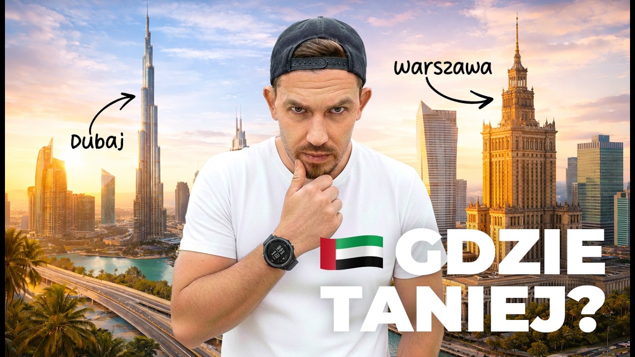 DUBAJ tańszy niż WARSZAWA?