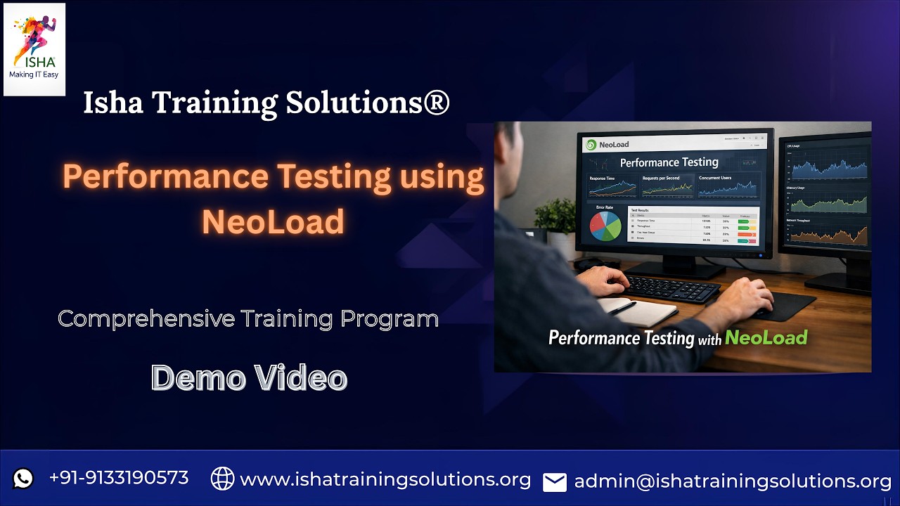 Neoload March WKND 14th March Demo Video 2026.Call/WhatsApp us on +91-9133190573 to enroll