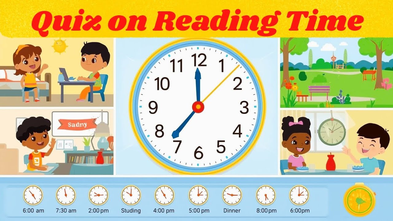 Quiz on time Reading | Grade-2 & 3