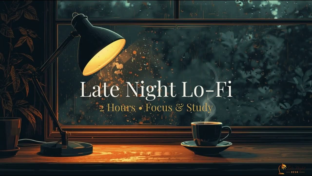 Late Night Lo-Fi Beats &mdash; 2 Hours of Focus & Study Music 🌧️