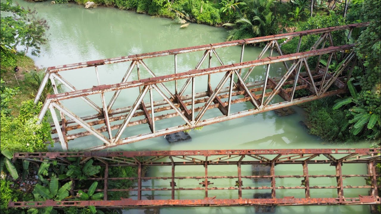 AKIBAT BANYAK SUNGAI MENGALIR KE PANGANDARAN, BELANDA BUAT BANYAK JEMBATAN KERETA INDAH !