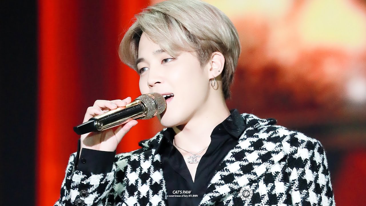 191225 SBS 가요대전 - Silent Night Holy Night - BTS JIMIN (방탄소년단 지민)