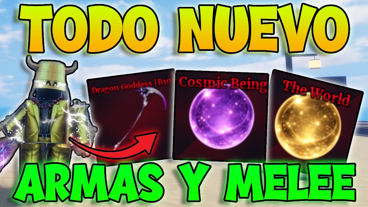 TODAS las NUEVAS ESPADAS y MELEE En Sailor Piece! - SHOWCASE COMPLETO (Cosmic Being, Dragon Goddess)