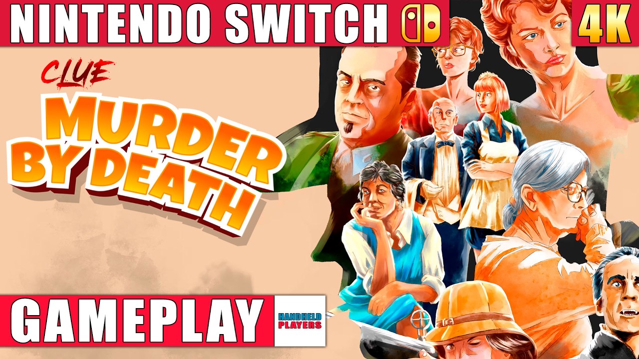 Clue: Murder By Death Nintendo Switch 1 Gameplay in 4K