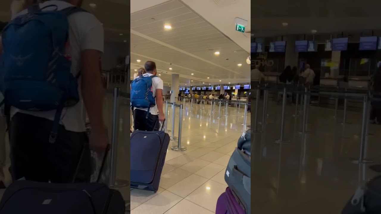 At Abu Dhabi Airport