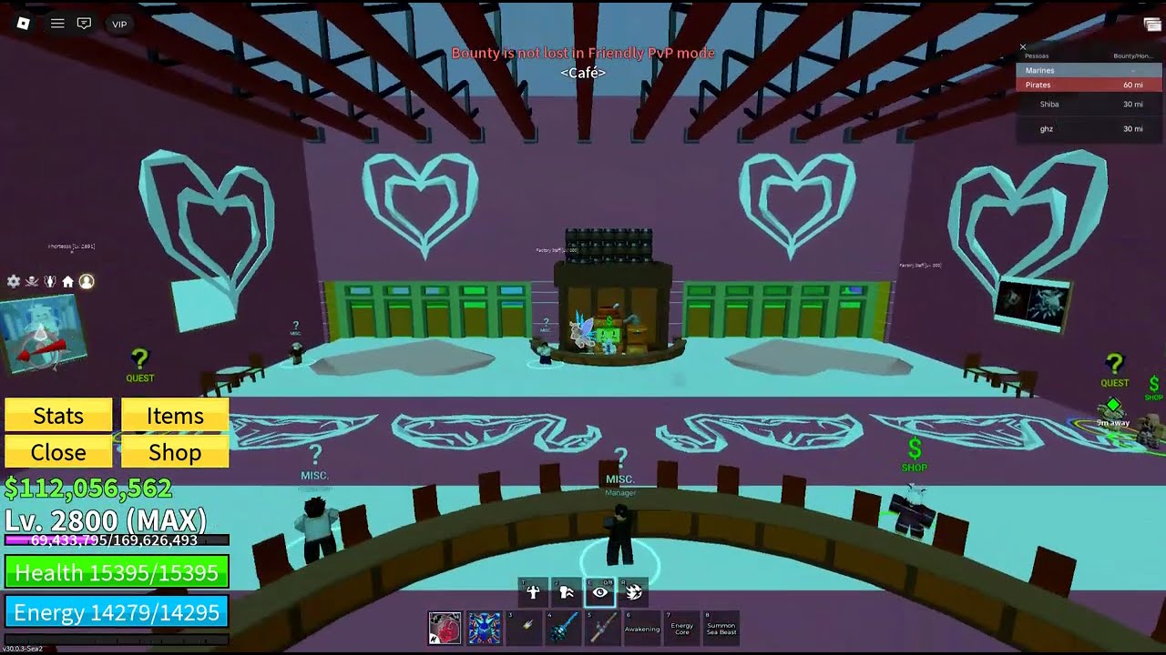 blox fruits 1v1 contra o shiba goat