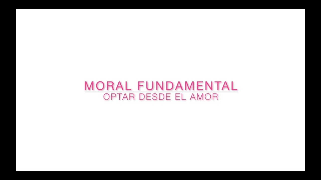 Moral fundamental. Optar desde el amor |  Webinar Teología Hoy con Chema Pérez-Soba