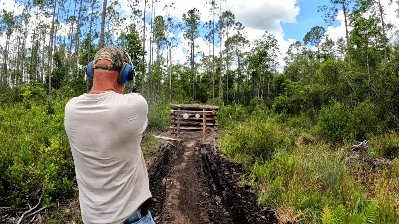 DIY Gun Range Build – Cribbed Log Berm for Safe Shooting