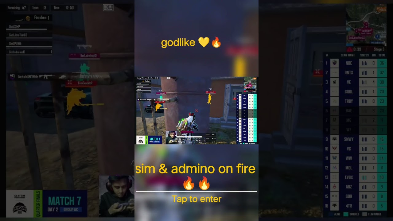 godlike 💛 simp & admino on fire 🔥 #jonathan #godlike #song