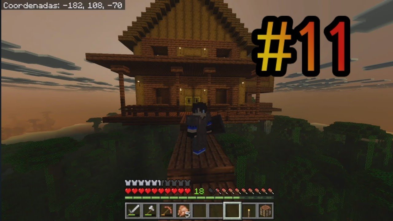 Casá terminada | CreepWood | Minecraft 