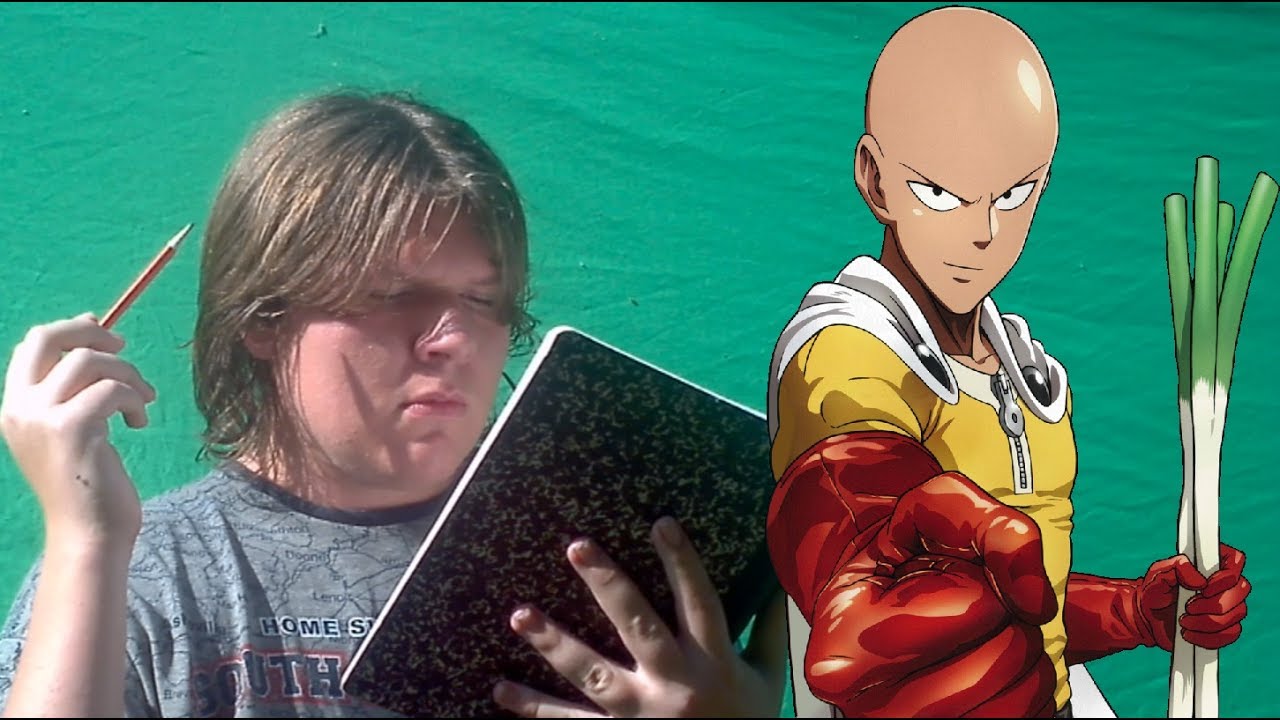 Writing a letter to Saitama (One Punch Man)