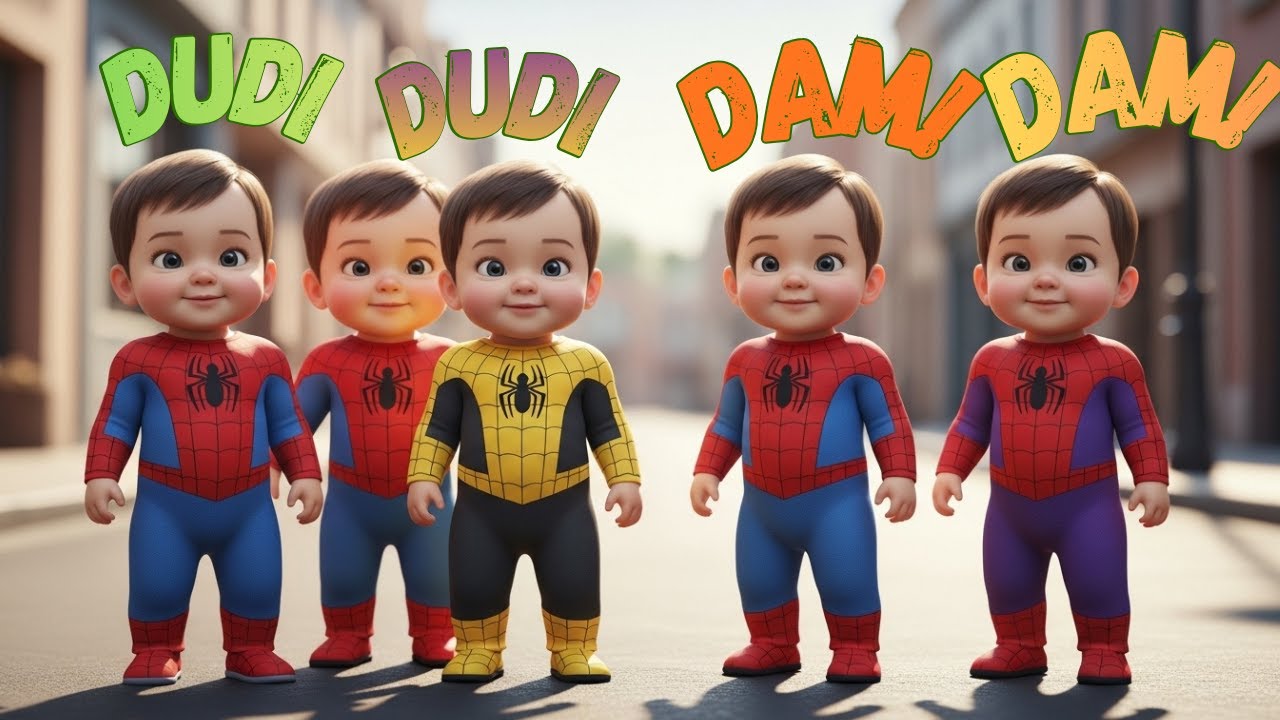 Dudi Dudi Dam Dam 💃💃💃 | Cutest Kids Dance song | Nursery Rhymes|😺 #dudidudidam #dudidudidumdum