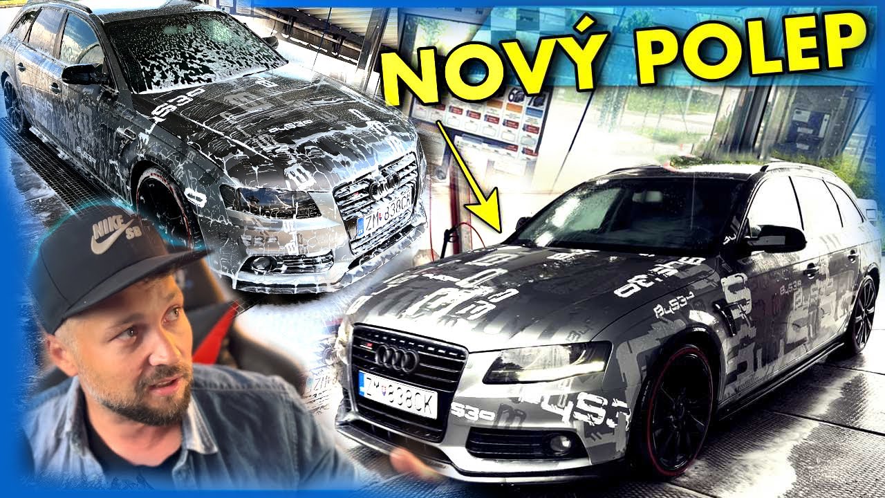 🚙  Nový Polep 🔥 na Projekt AUDI/ Audi A4 b8 / Tuning /