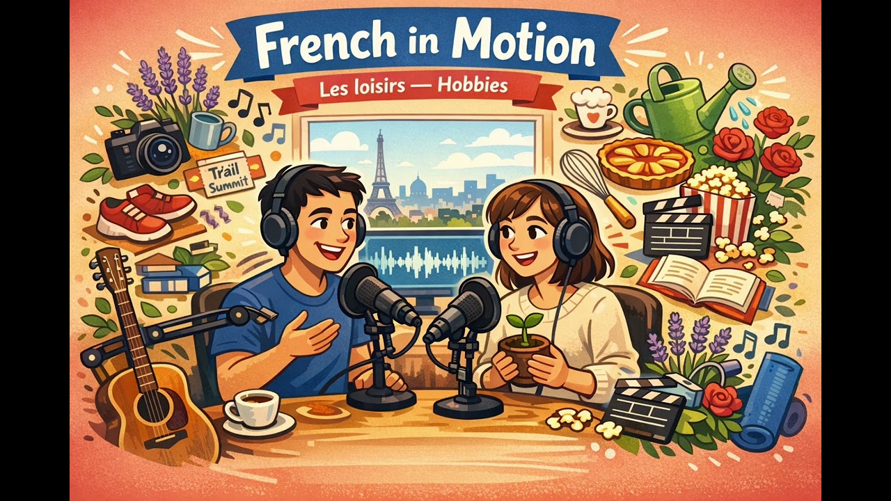 LEARN FRENCH OR ENGLISH Episode 6: Les loisirs - Hobbies