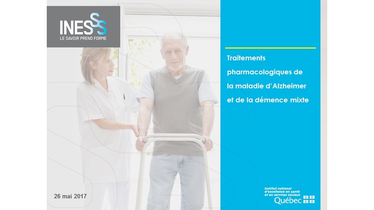 Traitements pharmacologiques de la maladie d'Alzheimer et de la démence mixte