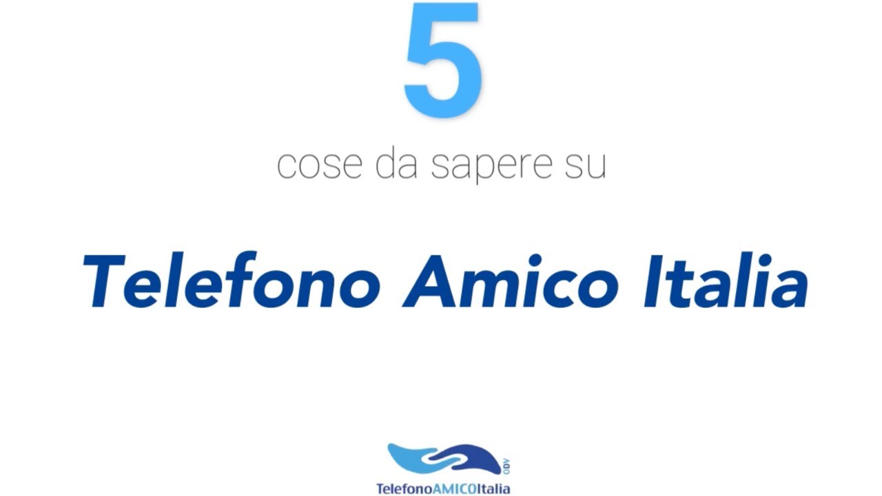 5 cose da sapere su Telefono Amico Italia