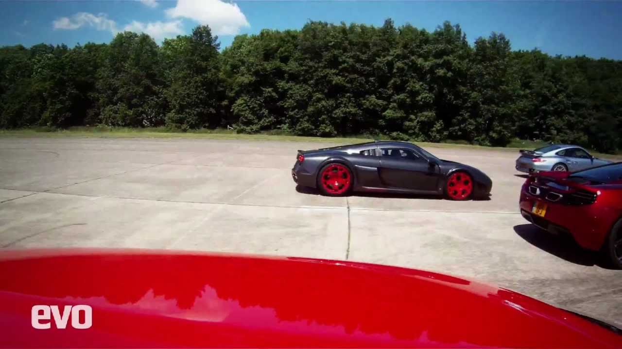 McLaren MP4-12C vs. Ferrari 458 Italia vs. Noble M600 vs. Porsche 911 Turbo S- EVO Magazine