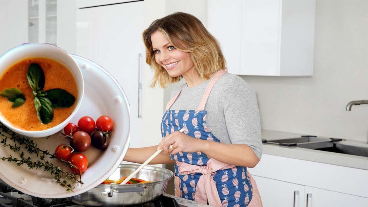 Candace Cameron Bure in The Kitchen with Candace | TOMATO SOUP made by Candace