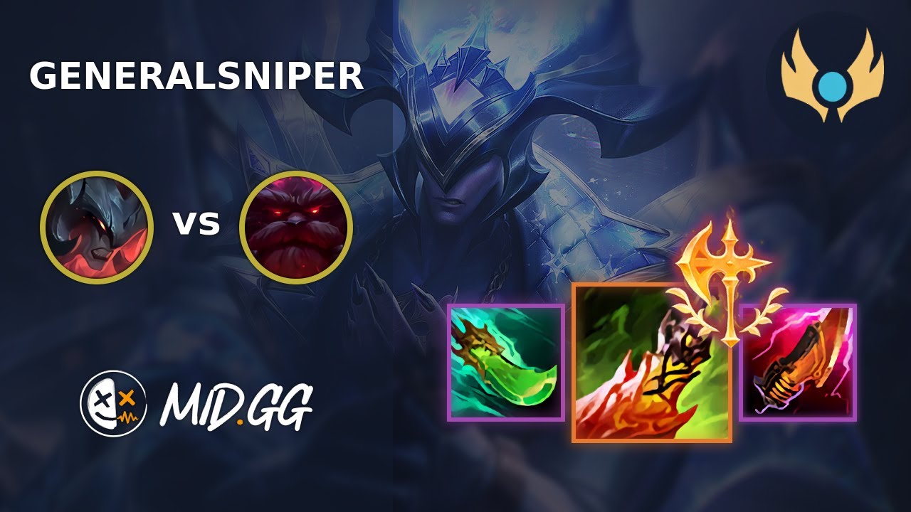 MID.GG: [ GeneralSniper ] Aatrox TOP vs Ornn | NA CHALLENGER | LOL Season 2025