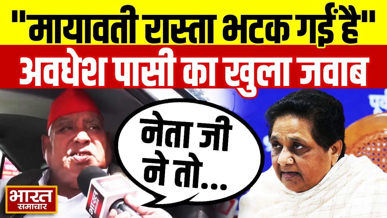मायावती के बयान पर सपा सांसद अवधेश प्रसाद का पलटवार, बोले-
