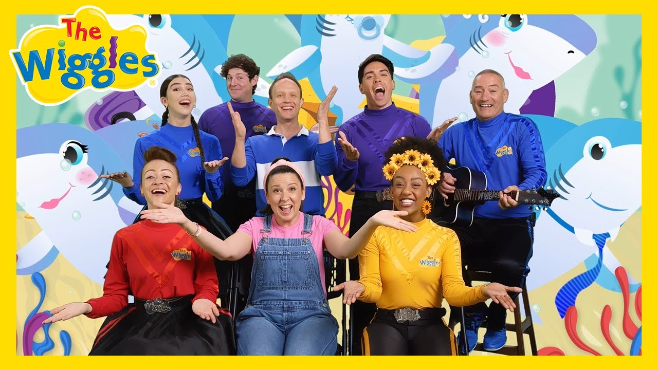 Baby Shark 🦈 The Wiggles feat.  Ms Rachel 🌟 Preschool Sing Along Nursery Rhyme for Toddlers
