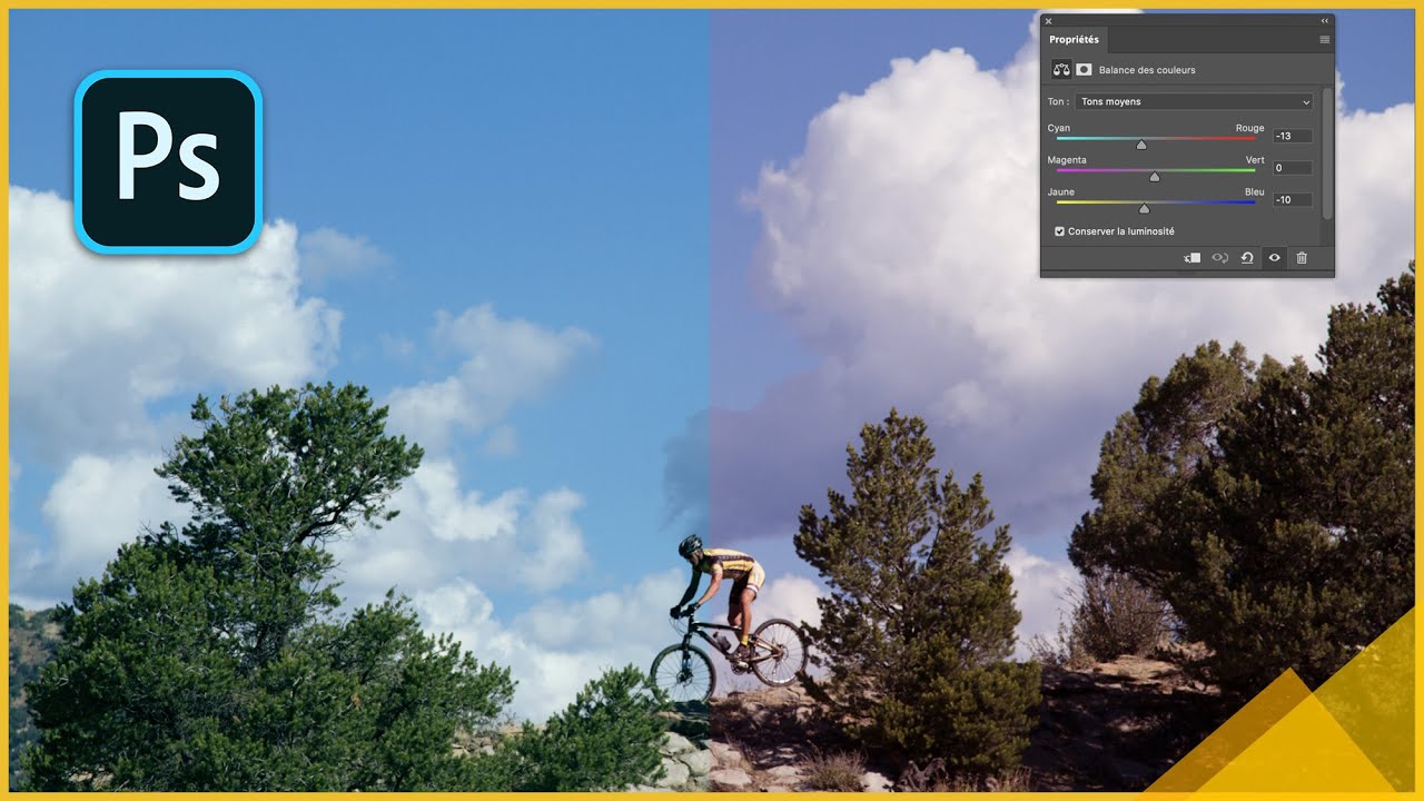 Photoshop Tuto #14 Le réglage balance des couleurs en pratique : supprimer une dominante de couleur