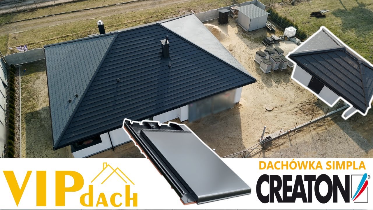 VIPdach dachówka ceramiczna CREATON model SIMPLA