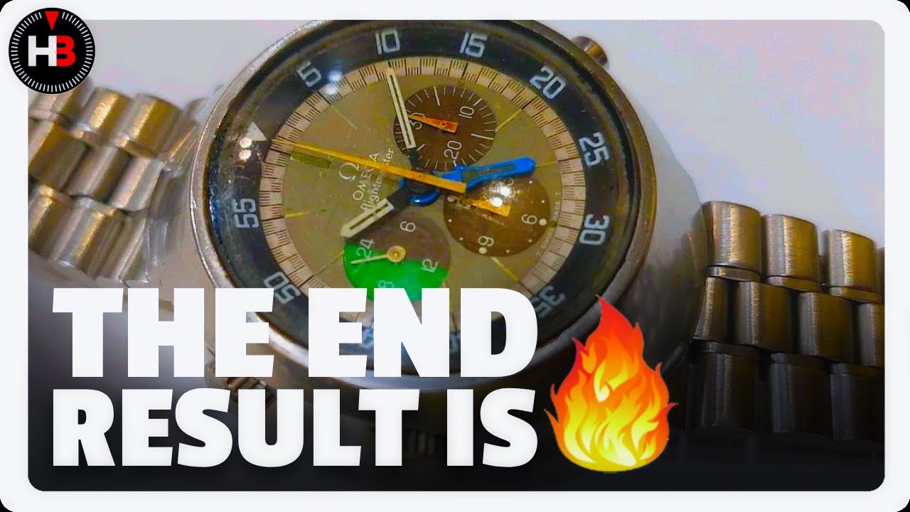 This Omega Flightmaster GMT looks ruined! Full Vintage Watch Restoration - Cal 910 - Lapping Machine