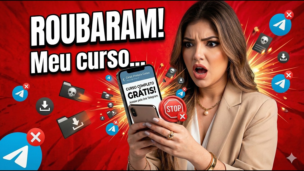 CURSO PIRATEADO NA INTERNET: como DERRUBAR e cobrar indenização? (Advogada explica PASSO A PASSO)