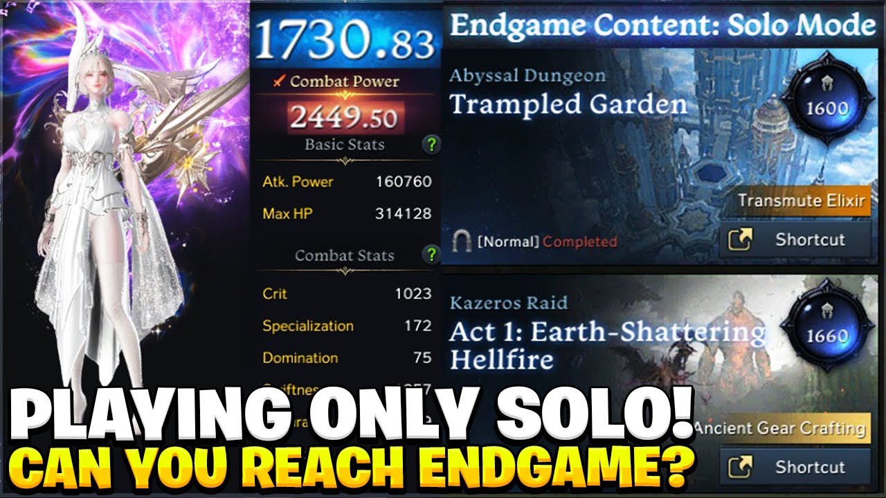 Playing Lost Ark SOLO ONLY! Can You Reach Endgame?