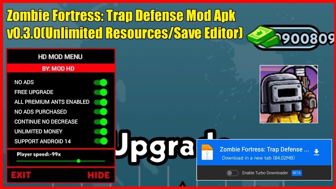 Zombie Fortress: Trap Defense Mod Apk v0.3.0(Unlimited Resources/Save Editor)