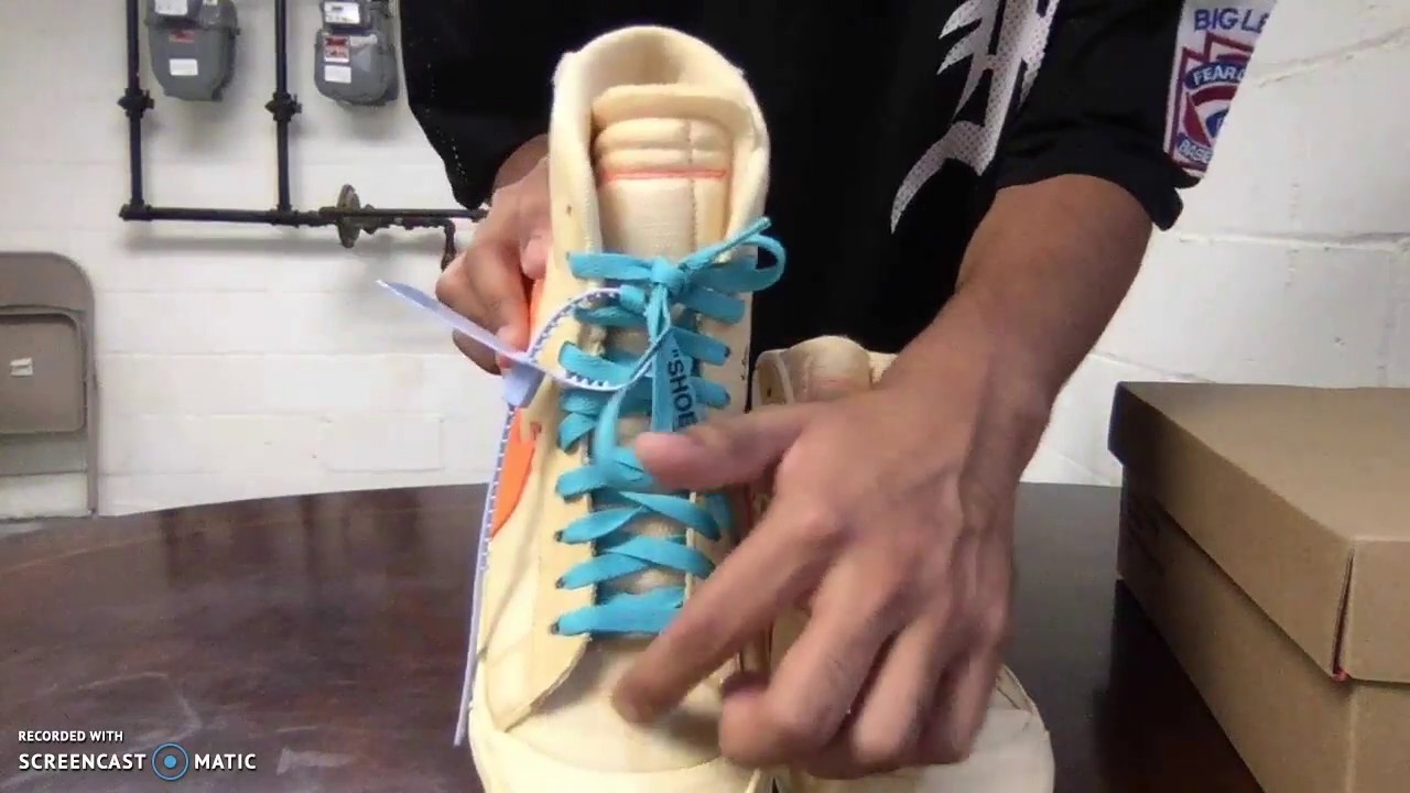 OFF WHITE NIKE BALZER MID HALLOWS EVE, AUTHENTIC OR FAKE?