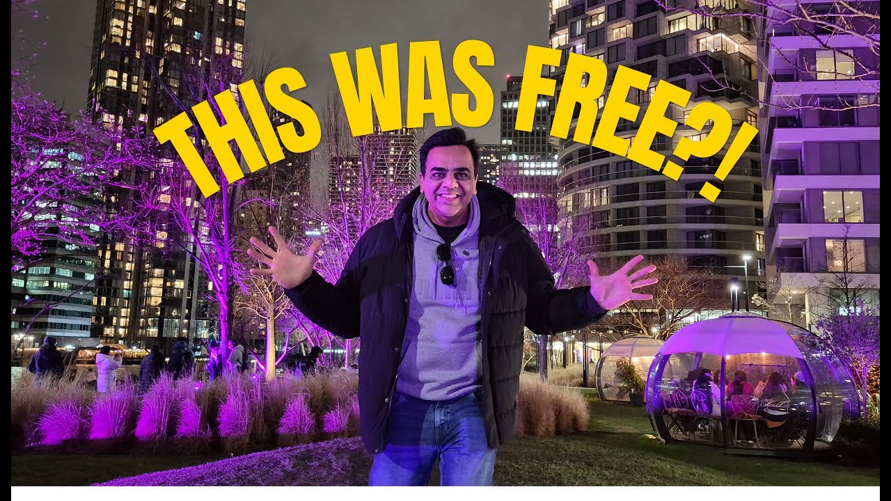 Canary Wharf Free Winter Lights 2026 ✨ We Didn’t Expect THIS! @globalhandaslife