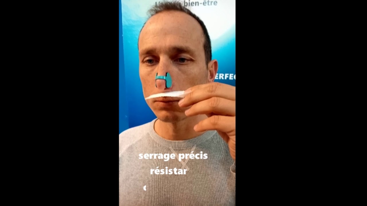 Nouveau pince nez sous masque, mains libres