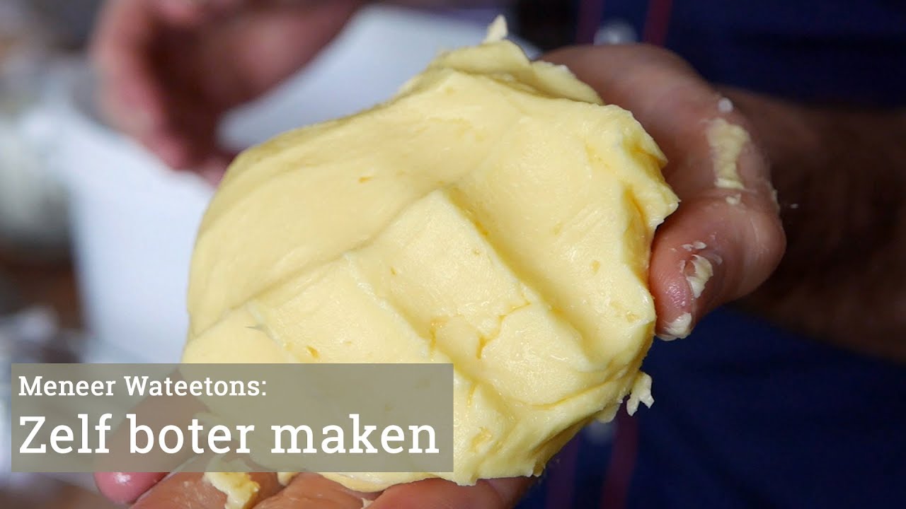 Zelf boter maken met Meneer Wateetons