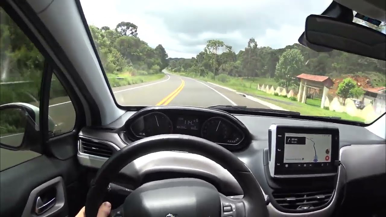 Peugeot 208 Griffe 1.6 16v EAT6 - Rodando nas belas estradas da serra Catarinense (SC)