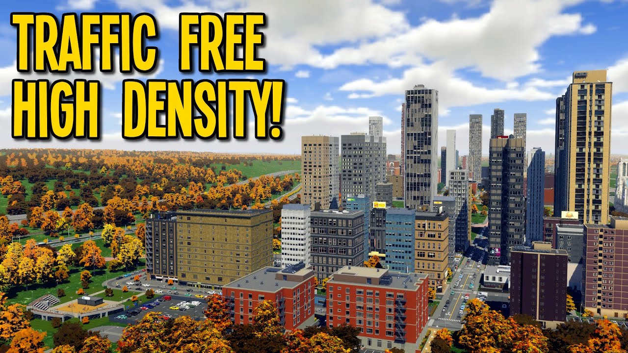 Tricks for a Traffic Free High Density Skyline in Cities Skylines 2!