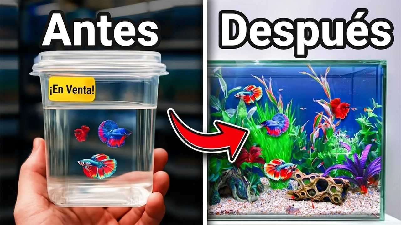 Construí un Mega Ecosistema de Bettas
