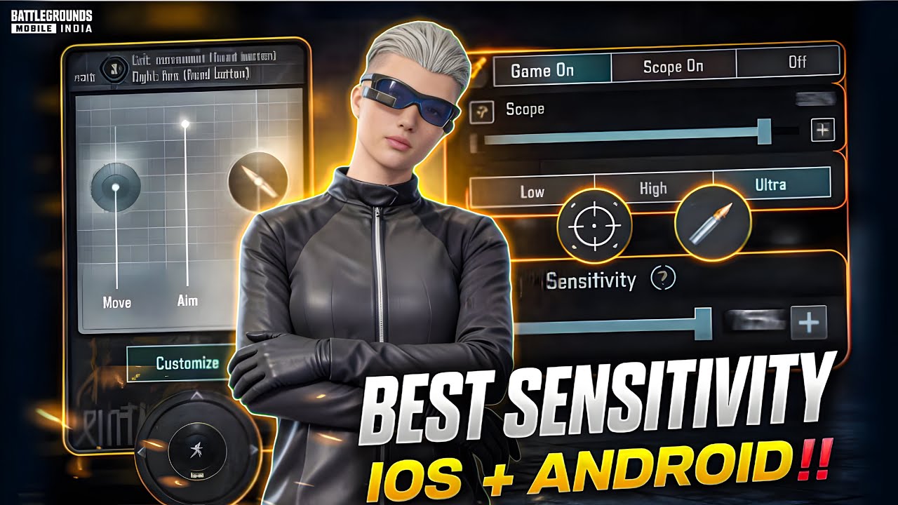 Your Best Sensitivity For Android + IOS 🔥 || Advanced Settings & controls 🦅 !! 