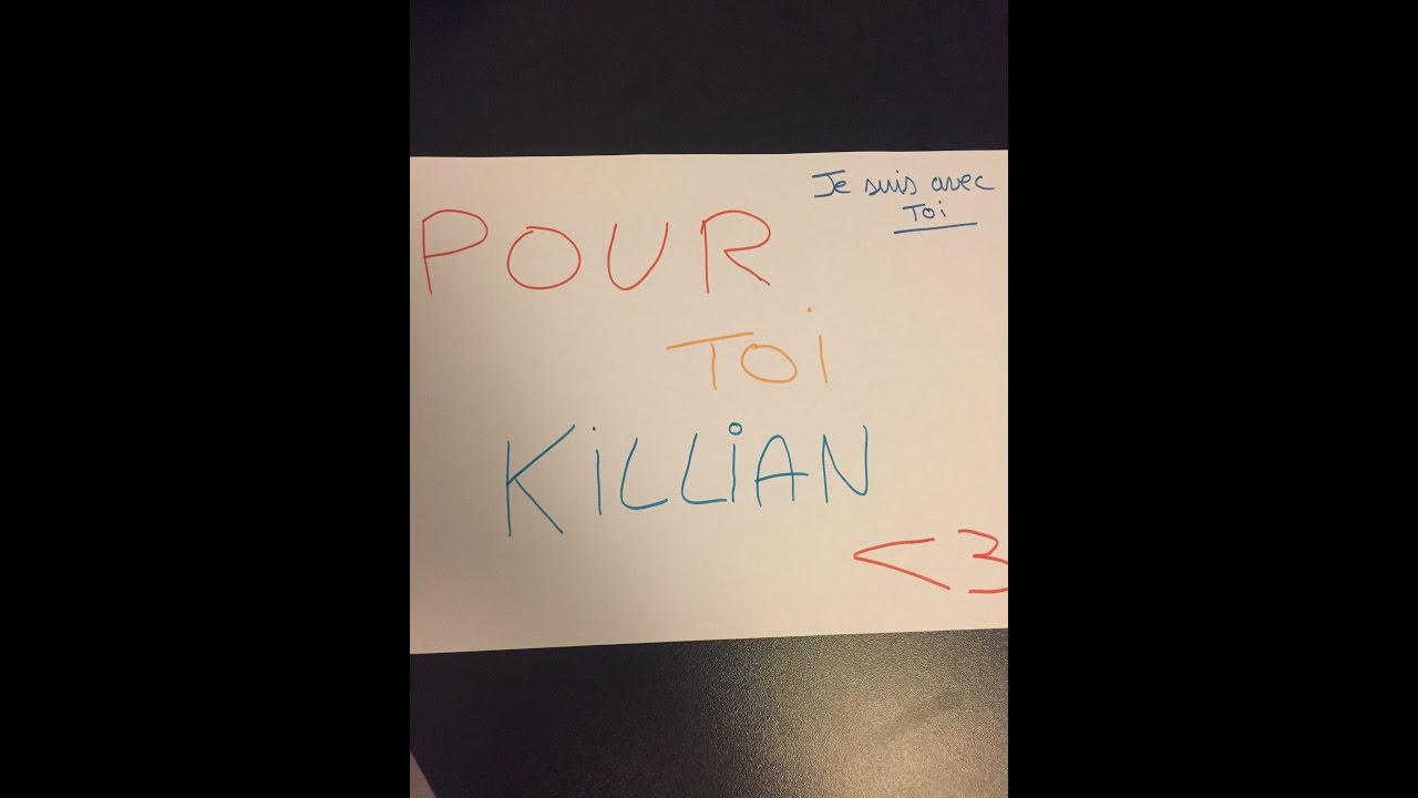 POUR KILLIAN!!! UN RESPECT ENORME