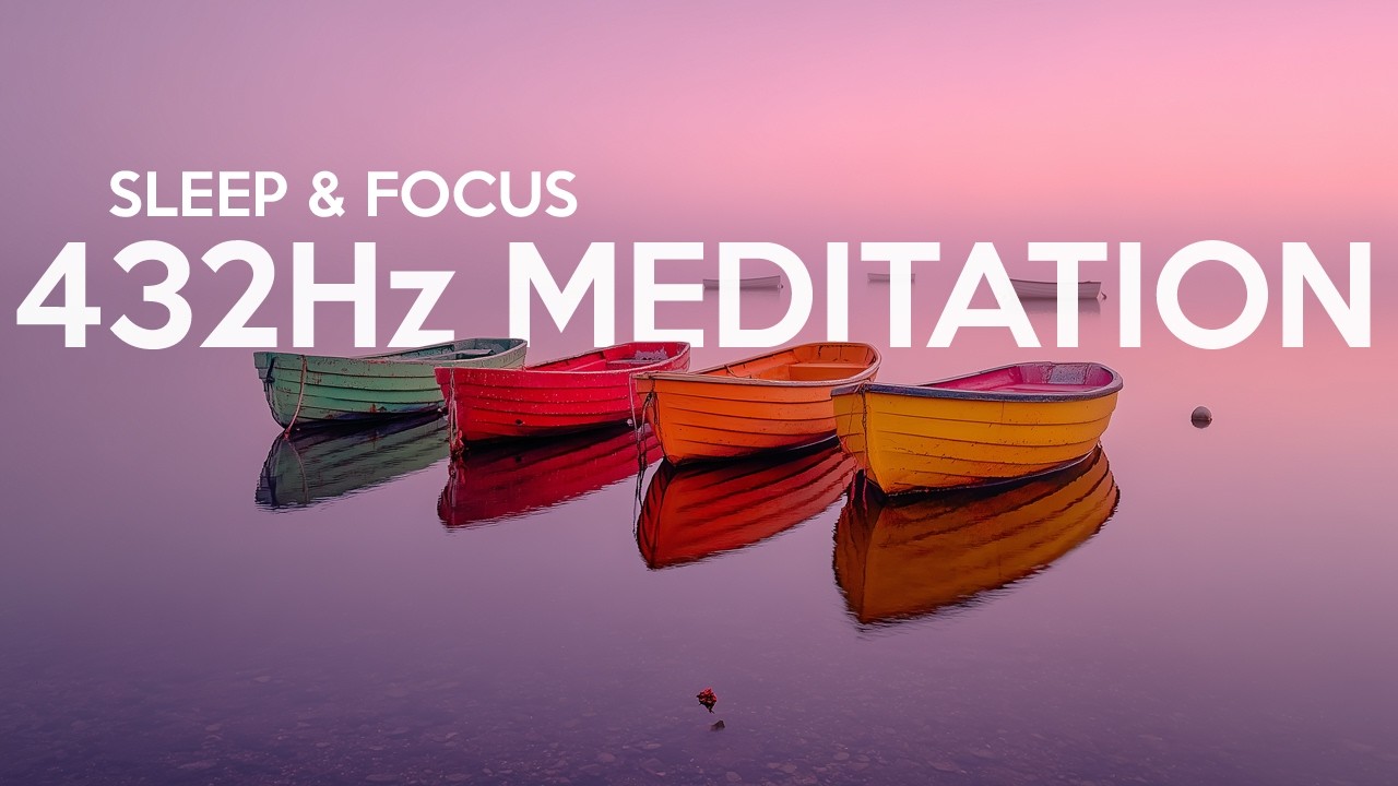 Meditation Music | 432 Hz for Reduced Stress/Anxiety Improved Sleep & Focus – Boats Soundscape