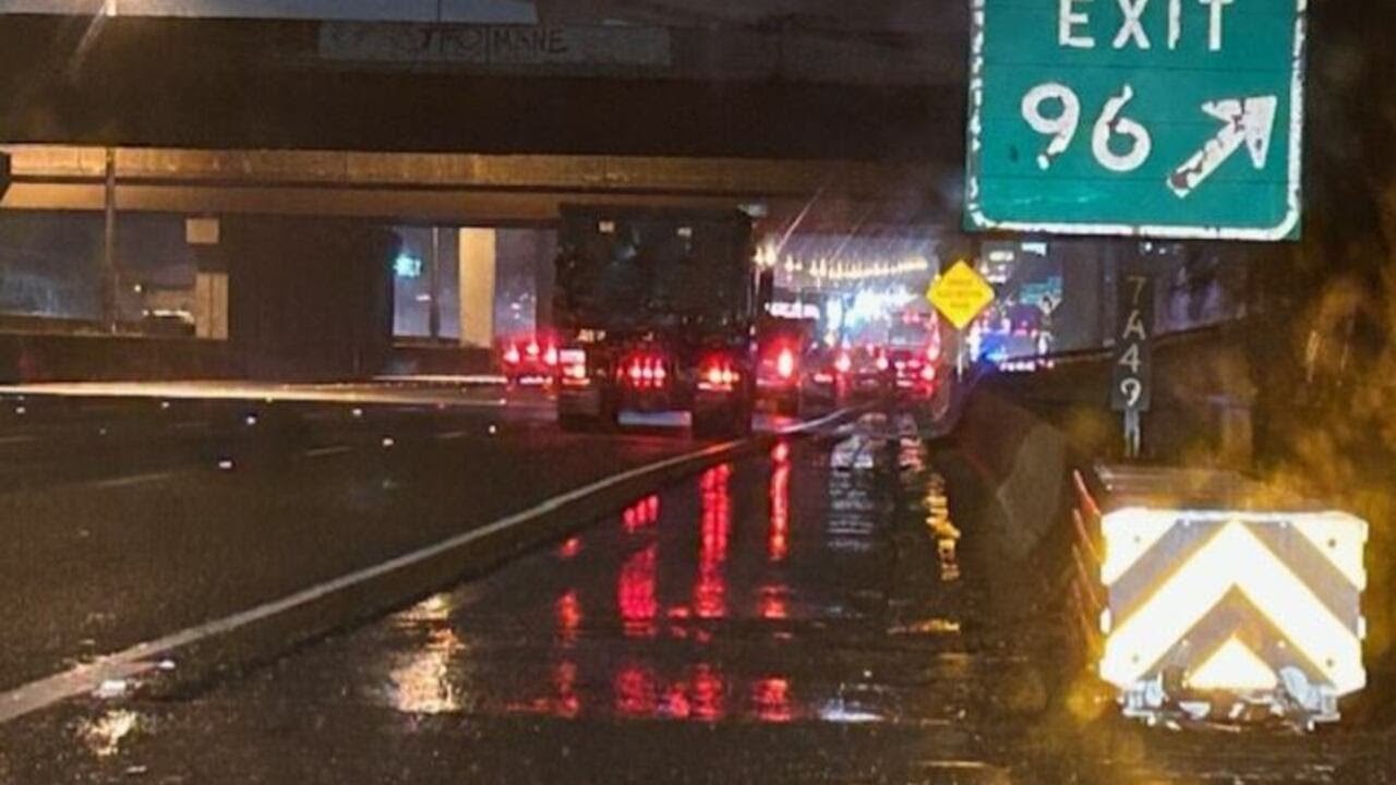 Rain creates dangerous conditions for officers, construction crews on metro Atlanta highways