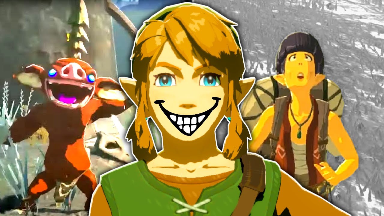 Линк — это УЖАС — САМЫЕ СМЕШНЫЕ МОМЕНТЫ Zelda TotK