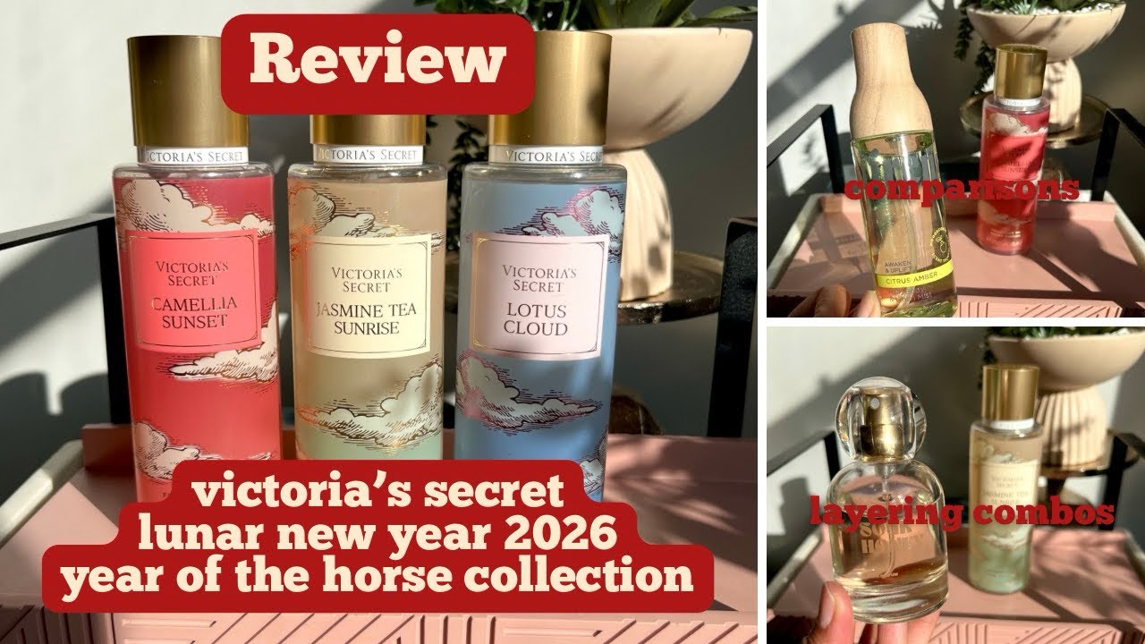 Обзор коллекции спреев для тела Victoria’s Secret, посвященной Лунному Новому году 2026 (Год Лоша...