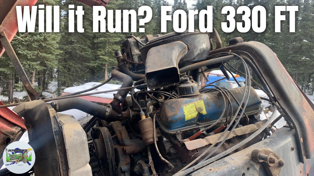 Заведётся ли он? Ford 330 FT V8 1972 года выпуска.