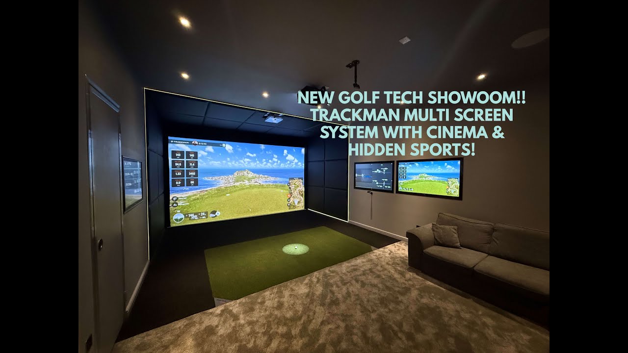 New Golf Tech Showroom!! Trackman, Cinema & more.....