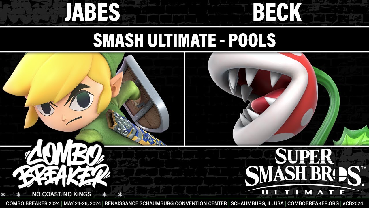 COMBO BREAKER 2024 POOLS - Jabes (Toon Link) vs Beck (Piranha Plant) - Smash Ultimate
