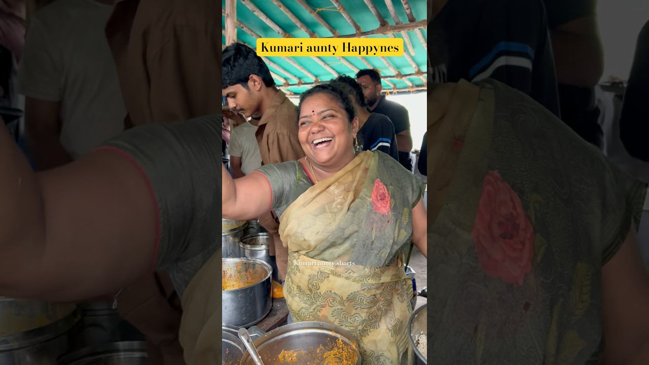 Kumari aunty Happynes #kumariauntyhappynes #kumariauntyfood #kumariauntystreetfood #indianledy