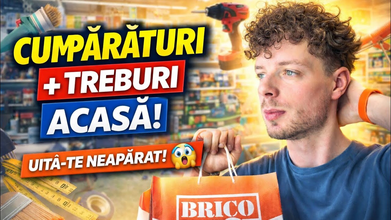 Ce am cumpărat de la Brico ?  M-am pus la TREABĂ prin casă ! 